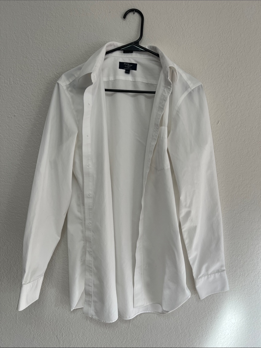J. Crew White Men's Dress Shirt - Classic Button-Up